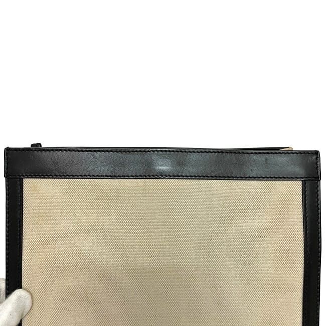 Balenciaga Shoulder Bag Navy Pochette Natural Black