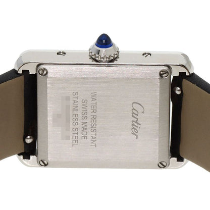 Cartier W4ta0016 Tank Mast De Cartier SM Wristwatch SS Leather Ladies
