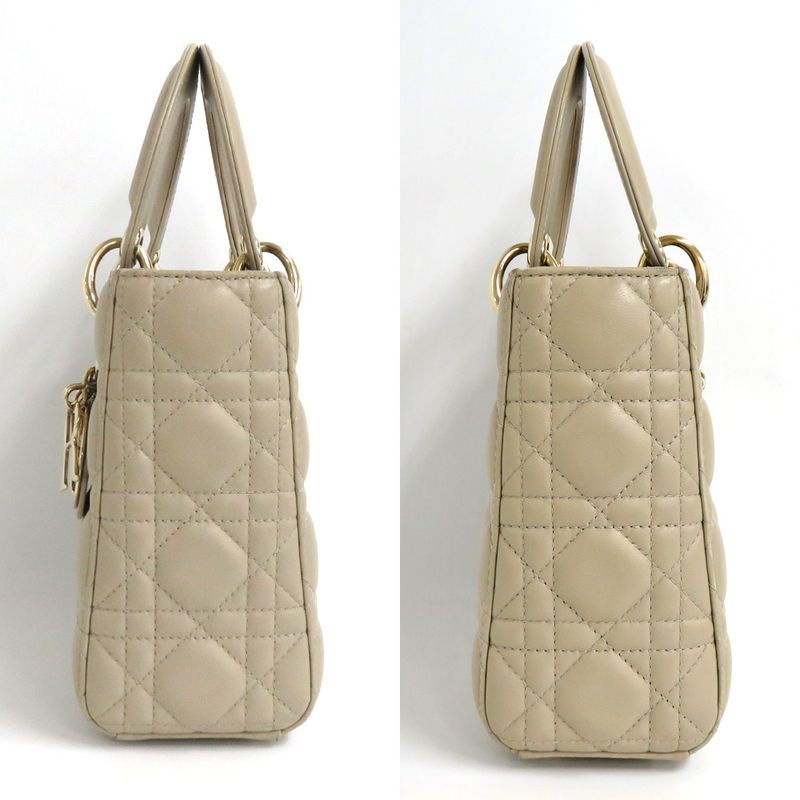 Christian Dior Lady Dior My Abcdior Bag Small M05380 Beige Lamb
