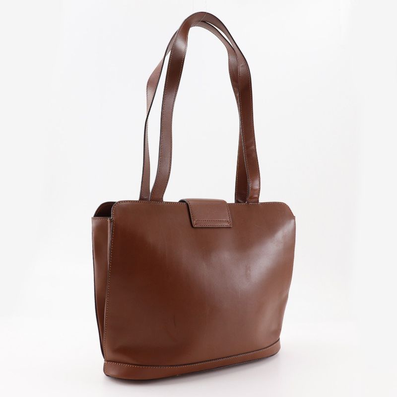 Celine Vintage Calf Brown Women's Tote Bag
