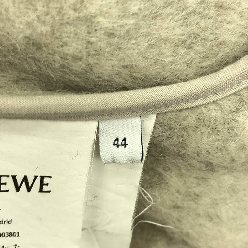 Loewe - 2024aw - Llama Wool Double Breasted Coat - 44 - Gray - Mens