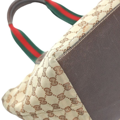 Gucci 131228 Tote Bag GG Canvas Handbag Gucci Beige
