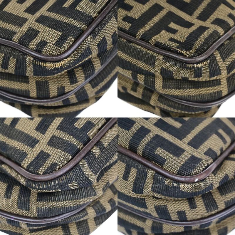 Fendi Shoulder Bag Zucca Pattern Brown 63ka298