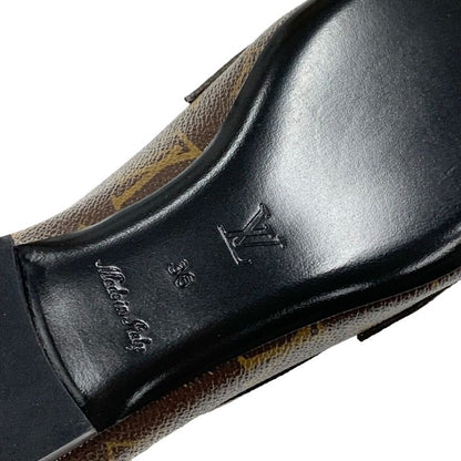 Unused Louis Vuitton Upper Case Line Monogram Loafer Flat Shoes Lvhardware