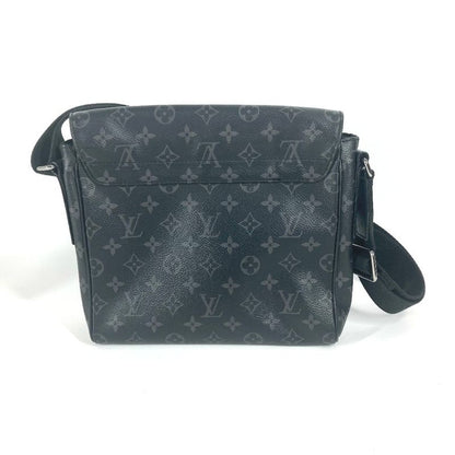 Louis Vuitton Shoulder Bag District PM M45272 Monogram Eclipse Canvas Black