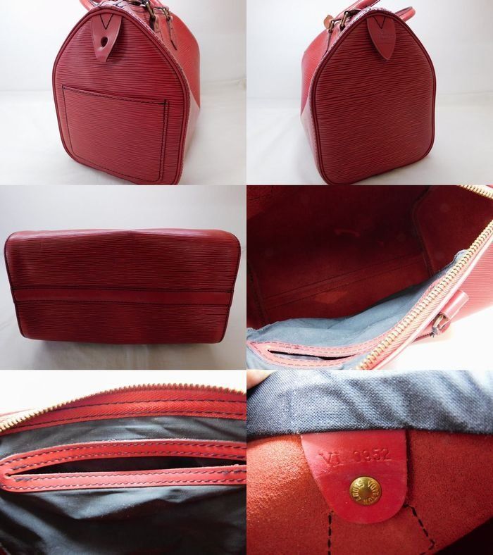 Vuitton M43017 Vi0952 - Epi Speedy 25 Handbag Red Ladies □ Louis Vuitton 7F