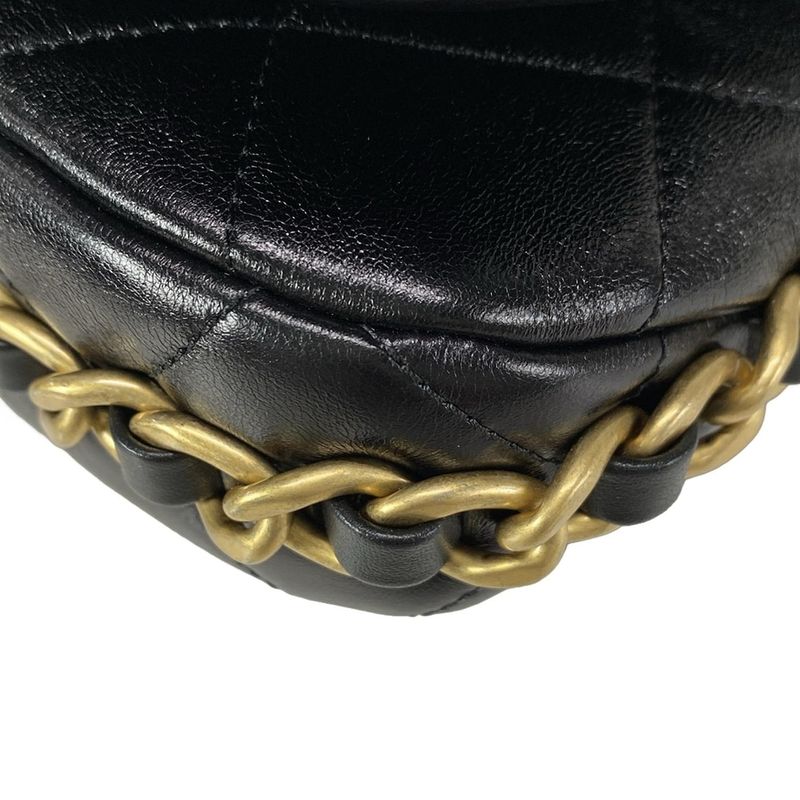 Chanel Shoulder Bag Matelasse As4451 Black Chain Shoulder / Vintage Gold