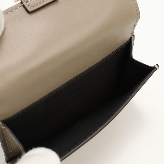 Fendi Card Case Baguette Fe86385 Card Case Leather Card Case Scuff Deuce