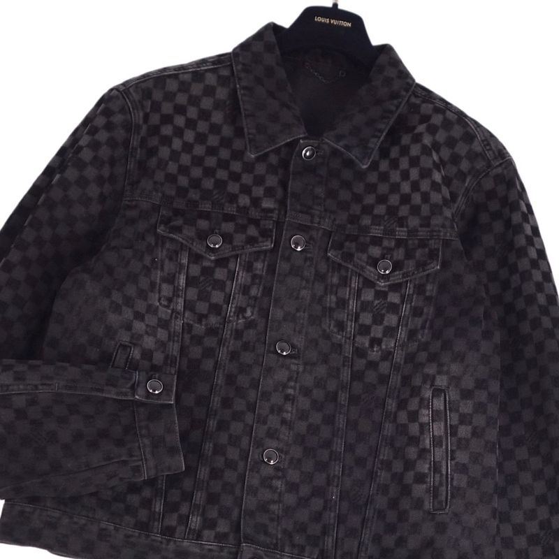 Louis Vuitton 2025 Flocked Damier De