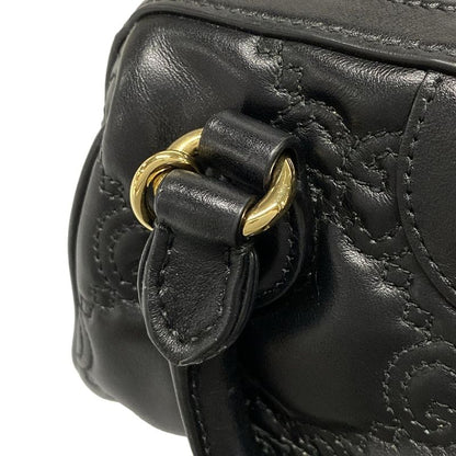 Gucci Ggmatelasse 702251 Black Chain Shoulder/mini Bag Leather