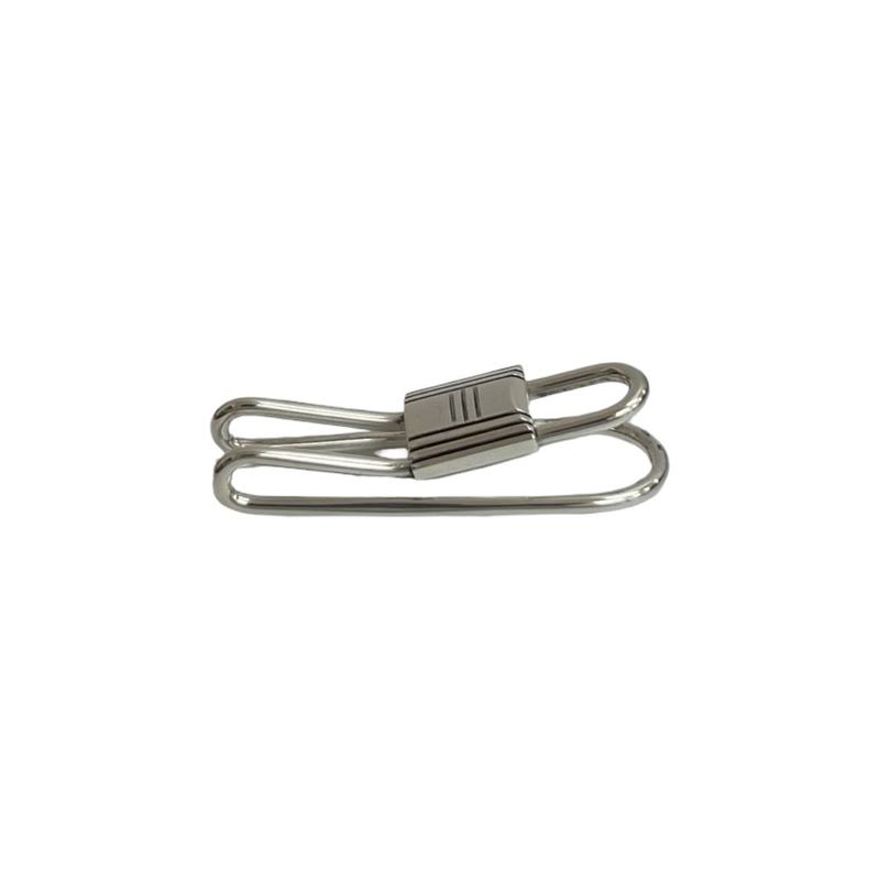 Hermes Cadena Motif Money Clip Silver 925 Bill Scissors