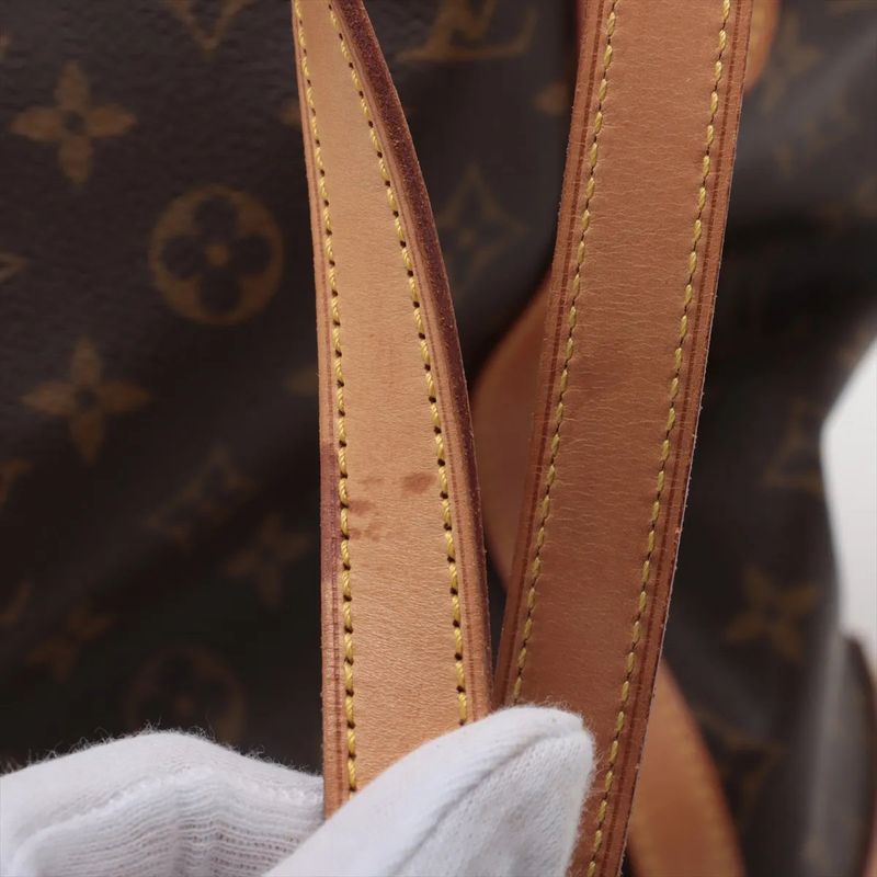 Louis Vuitton Monogram Bucket GM M42236 Leather Tote Bag Shoulder Hand A4 Brown