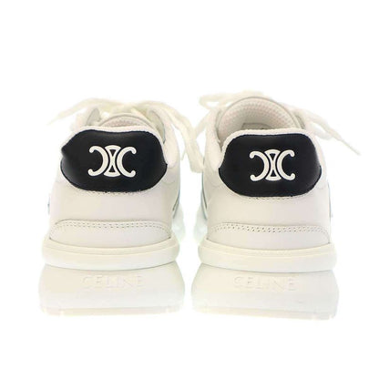 Celine Runner Low Lace-Up Sneaker Low Cut Leather Sneaker Cr-02 White 36