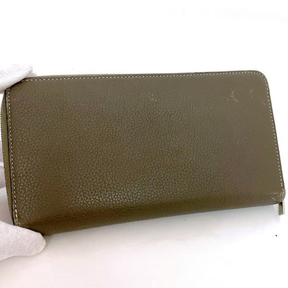 Celine Round Zipper Long Wallet Large Zipped