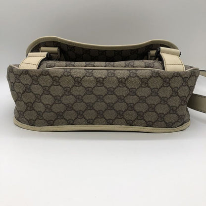 Gucci 201732 Shoulder Bag Messenger Bag GG Supreme Leather Beige Women Men