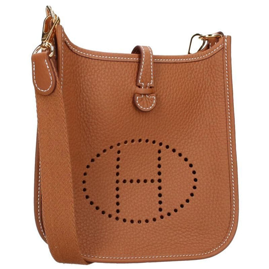 Hermes Evelyn TPM W Engraved Ghardware Gold Taurillon Clemence Shoulder Bag