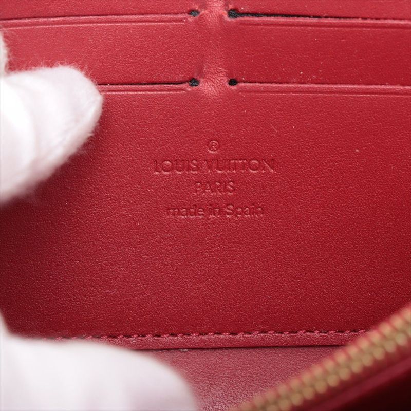 Louis Vuitton Monogram Vernis Zippy Wallet Round Zip Wallet Long Wallet M90200