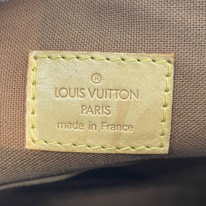 Louis Vuitton Monogram Patignol M51156 Handbag Brown Preowned 005383