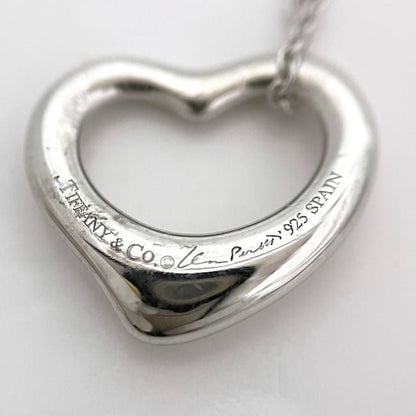 Tiffany & Co Open Heart Necklace Ec22784 Silver