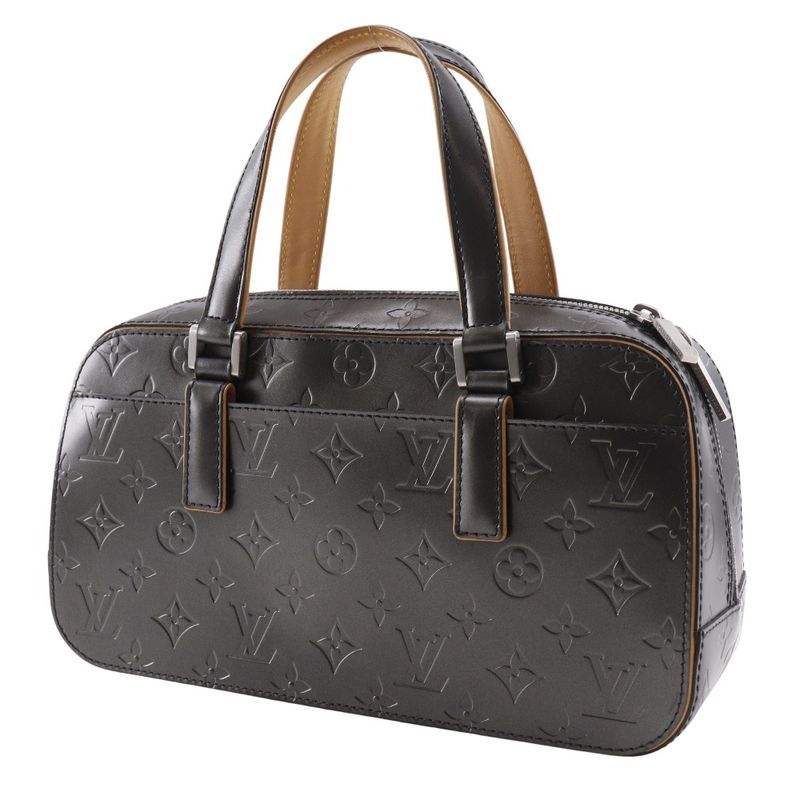 Louis Vuitton Shelton M55172 Monogram Matte Noir Black Th1023 Ladies Handbag