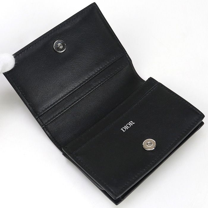 DIOR Business Card Holder Card Case Calf Men's