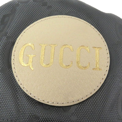 Gucci 627115 Off The Grid GG Logo Leather Piping Bucket Hat Gray S/57cm