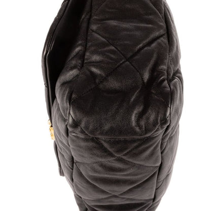 Chanel Classic 19 Flap Black Matelasse Calfskin A