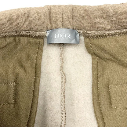 Christian DIOR Bottoms Cotton Brown Logo Shorts Brushed Lining Men's