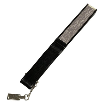 Celine Accessories - Light Gray Ivory And Black Fan / Macadam Pattern