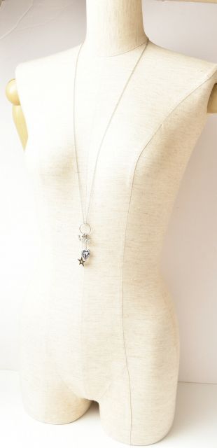 Christian Dior Necklace Vintage Christian DIOR Logo Star Heart