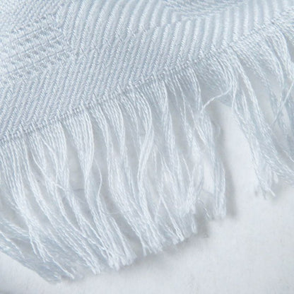 Hermes 2022 H262494s New Livris Cashmere Silk Stole/muffler Light Gray Made In