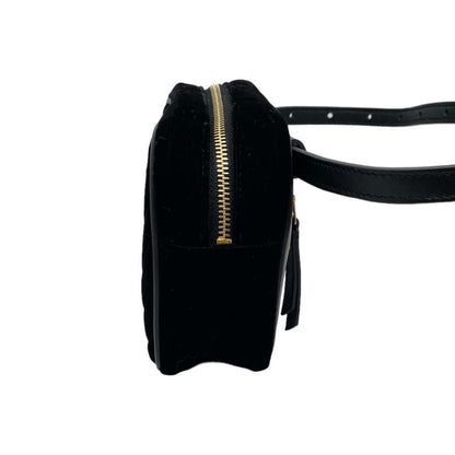 Saint Laurent Shoulder Bag Lou Camera Bag Ptr534817 Quilted Fringe Black Gold