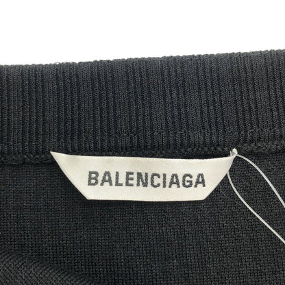 Balenciaga 20aw Heavyweight Ribbed Knit Skirt 641415 Black M
