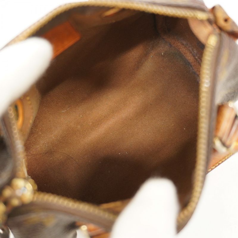 Louis Vuitton Handbag Monogram Mini Speedy M41534 Brown Ladies