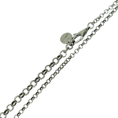 Gucci Silver Interlocking G Arabesque Necklace 7.2g 925 Engraved 357901 Necklace