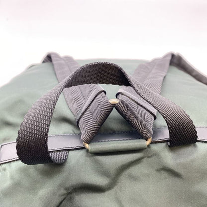 Prada Backpack Sac Daypack Backpack Nylon Khaki Women Men Vintage Fashion