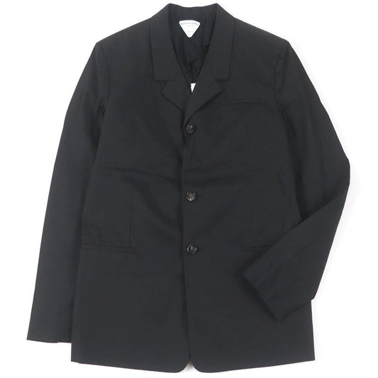 Bottega Veneta 20AW 636451 3B Single Tailored Jacket Coat Black
