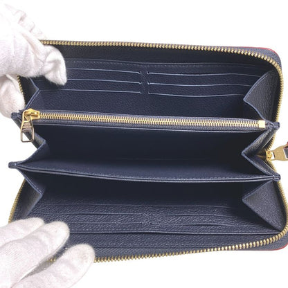 Louis Vuitton M62121 Empreinte Zippy Wallet Marline Rouge Long Wallet Louis