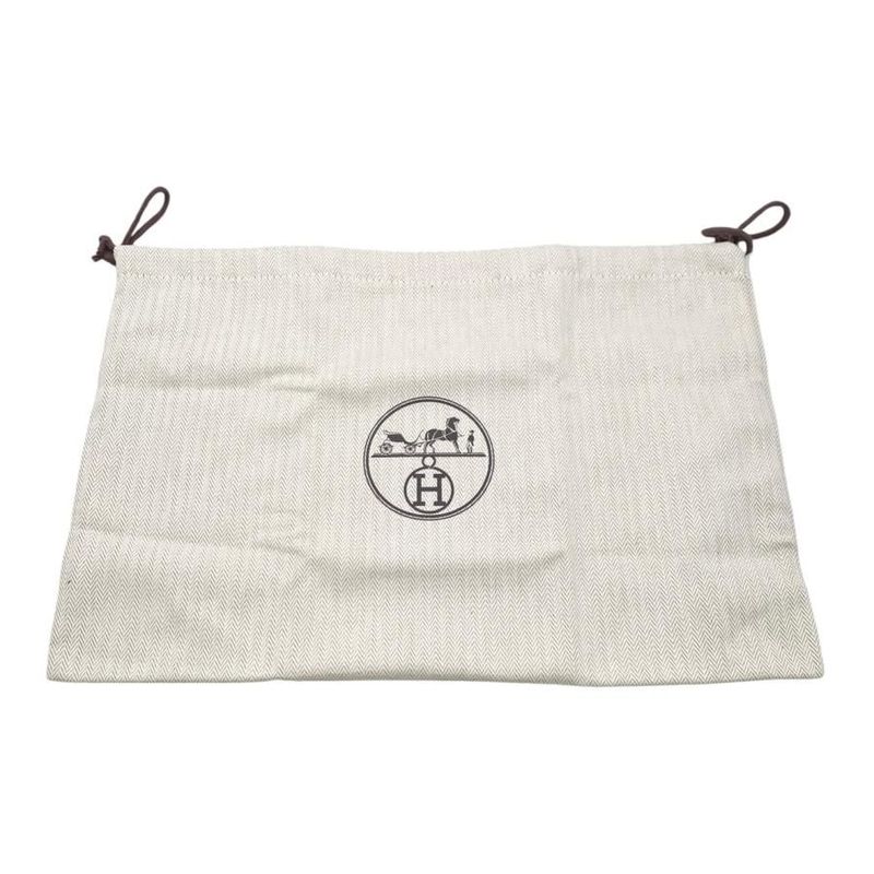 Hermes Shoulder Bag Vidpoche Stamped B H Logo Orange White Navy Hermes