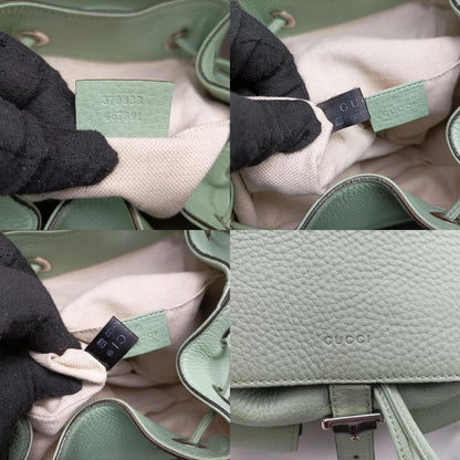 Gucci Bamboo Green Leather 370833 G017348622