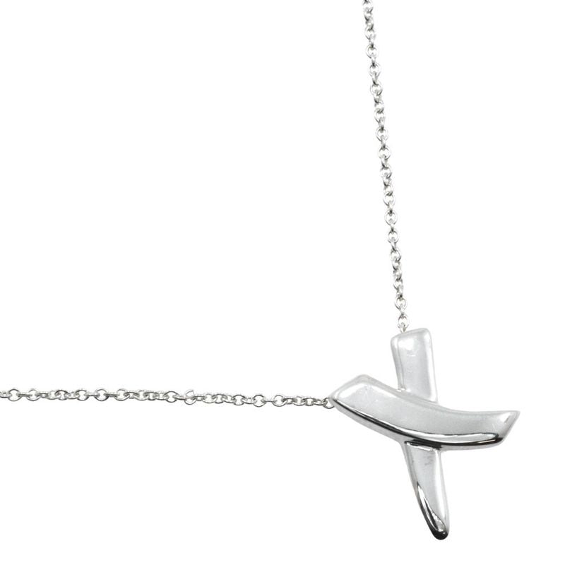 Tiffany & Co Kiss Paloma Picasso 925 Silver Ladies 2.4g Necklace