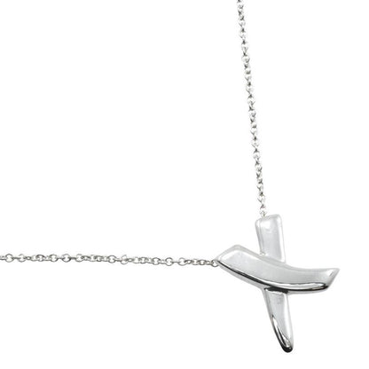 Tiffany & Co Kiss Paloma Picasso 925 Silver Ladies 2.4g Necklace