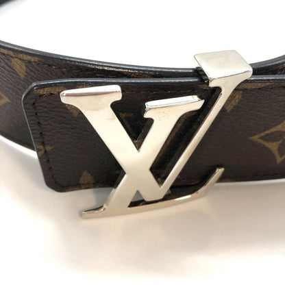 Louis Vuitton Belt M9821 Leather Brown Storage with Bag and Box Pre-Owned 005611
