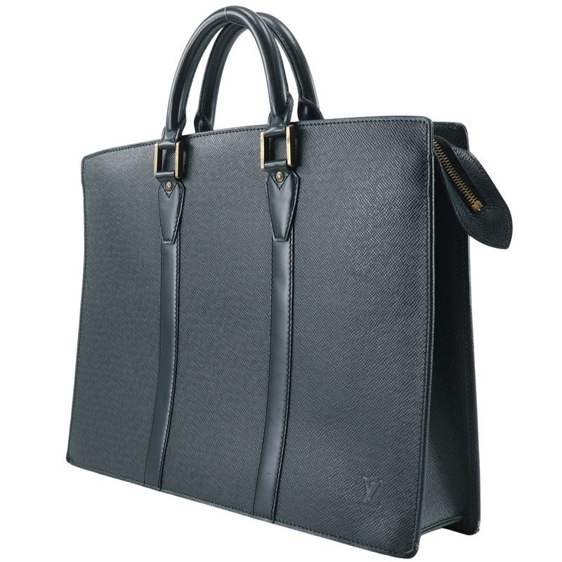 Louis Vuitton Porte Documents Rosin M30054 Taiga Epi Cair Green Men's Business