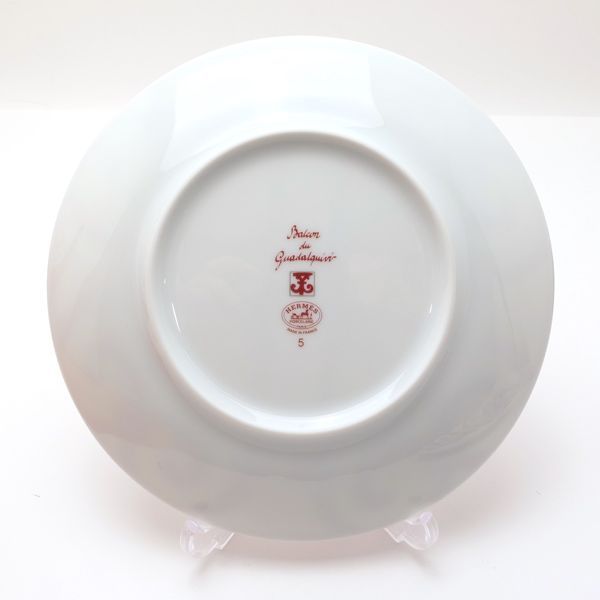 Hermes Guadalquivir Bread Plate No5 Set Of 2 Plate Pair Box Hermes Balcon DU
