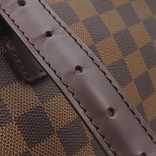 Louis Vuitton Tote Bag Chelsea Damier Canvas Damier Ebene Gold Hardware Brown