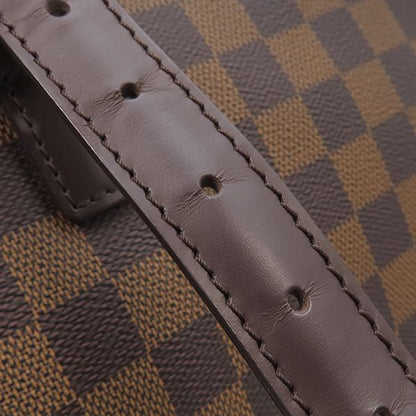 Louis Vuitton Tote Bag Chelsea Damier Canvas Damier Ebene Gold Hardware Brown