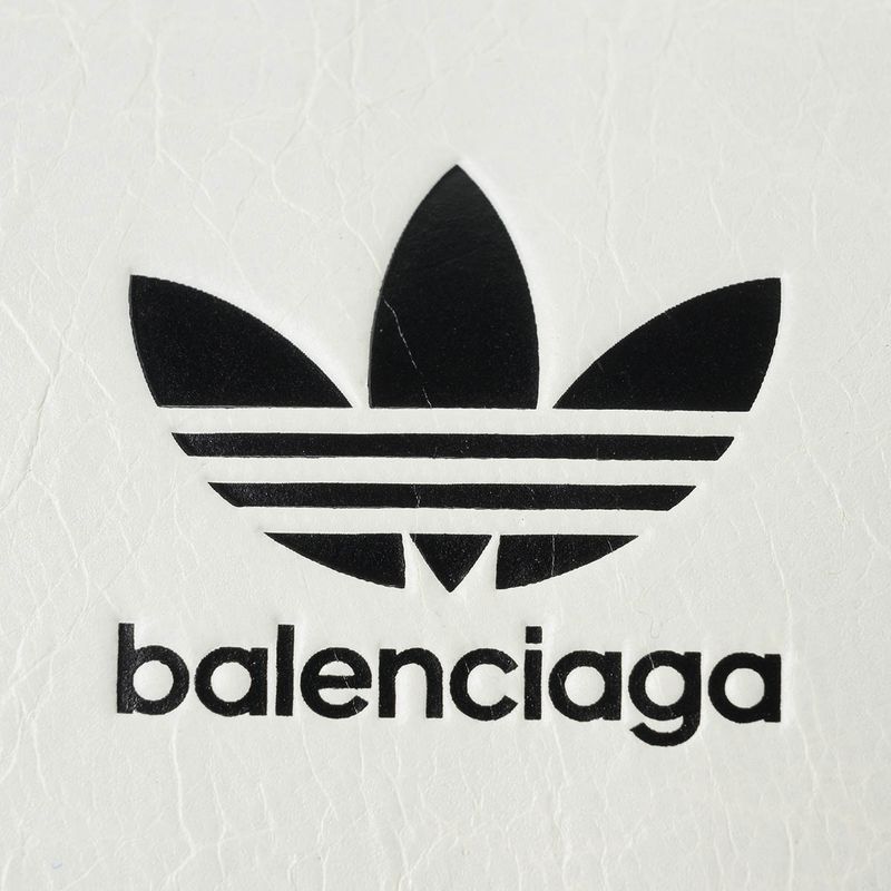 Balenciaga Trifold Wallet Balenciaga X Adidas White