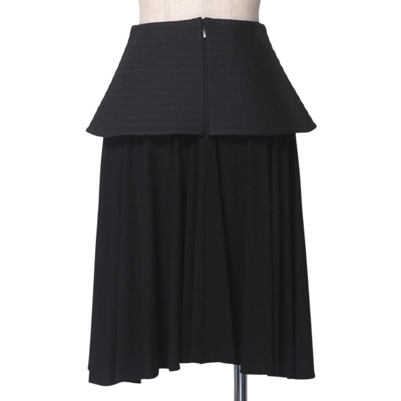 Loewe Skirt Size 32 Peplum Skirt Layered Flared Made In Italy