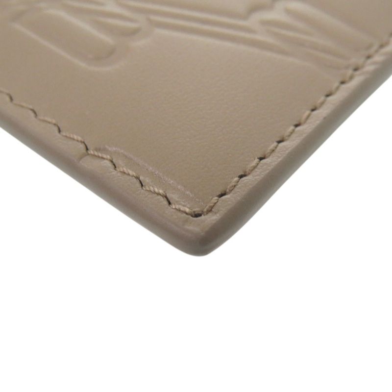 Balenciaga Bbmonogram Fragment Case Card Case Embossed 717784 Coin Case Leather